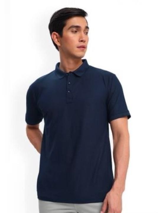 Poly Cotton Solid Half Sleeves Mens Polo T-shirt Pack of 3