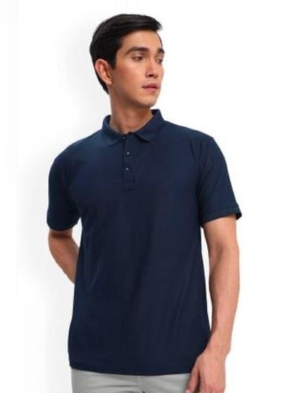 Poly Cotton Solid Half Sleeves Mens Polo T-shirt Pack of 3