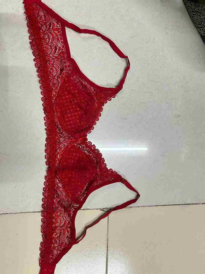 Girls Full Coverage Non-Padded Net Bra Pack of 2