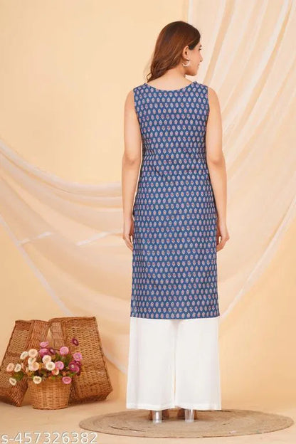 Casual Sleevless Daily Wear Kurti