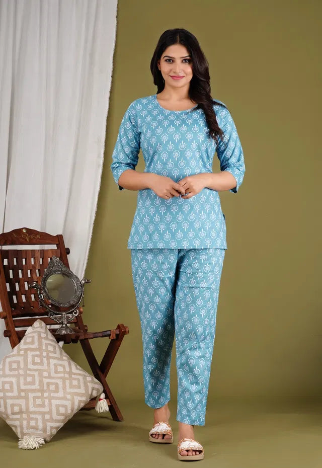 Trendy Stylish Floral Print Co-ord Set